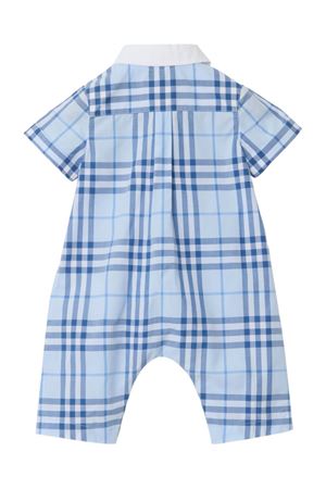 tutina in cotone azzurro BURBERRY KIDS | 8117520A2209
